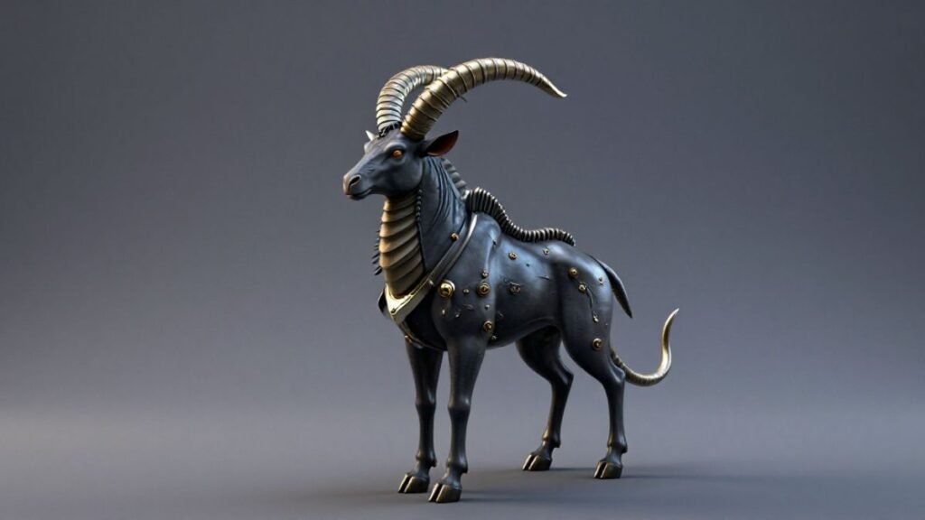 capricorn statue