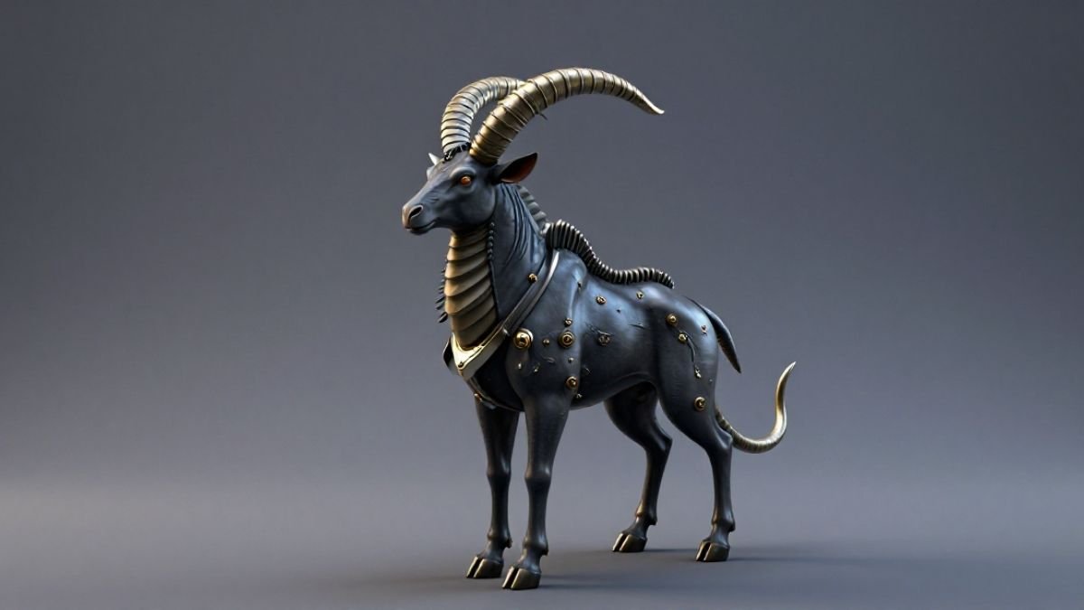 capricorn statue