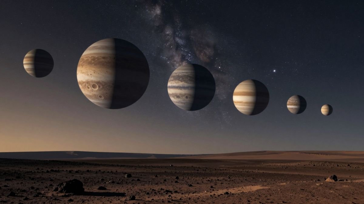 multiple mercuries in the sky